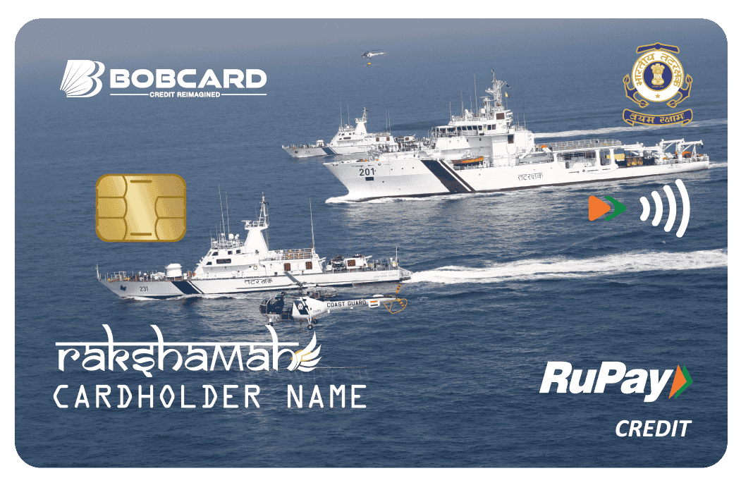 Indian Coast Guard Rakshamah BOBCARD